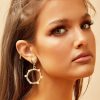 Earrings | Sage and Paige One For You Ear Hoops - White Gold